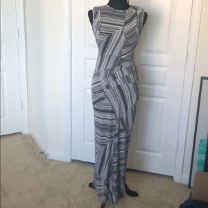 Maxi dress with open back